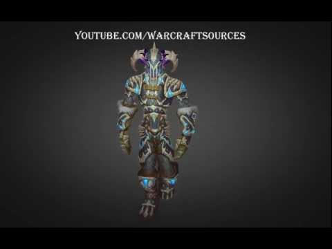 Night Elf Death Knight Challenge Mode Set - Lich Lord Armor