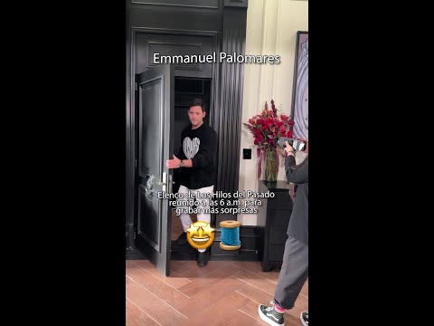 The cast of Los Hilos del Pasado reunites to film more surprises for this new telenovela