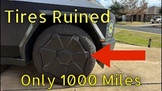 CyberTruck Tire Defects after 1000 Miles