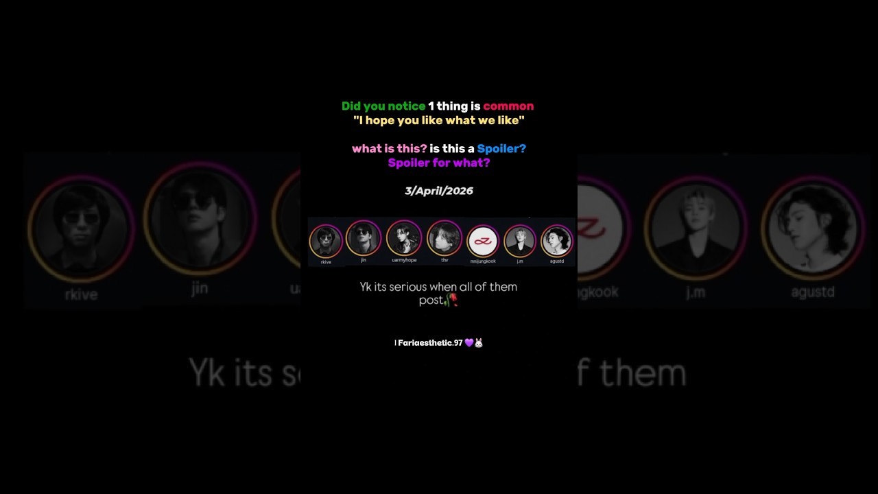 yk its serious when all of them post👀❤️‍🔥 #bts #btsmember #story #arirang #ytshort