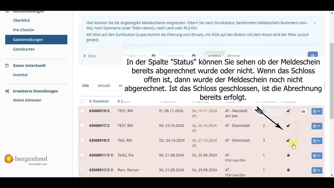 Registerkarten-Erklärung