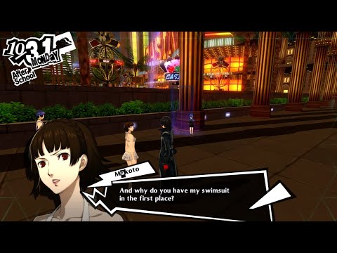 Persona 5 - Makoto Costume Dialogue (ENG)