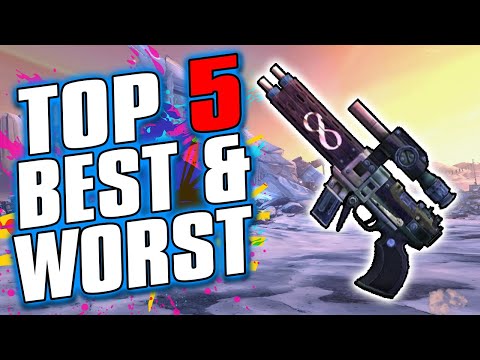 Top 5 Best and Worst Returning Weapons in Borderlands 3