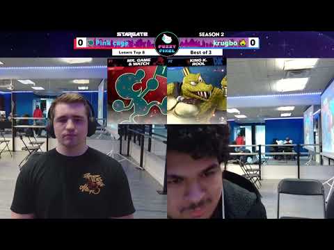 Pink Cage (Mr. Game & Watch) vs Krugbo (King K. Rool) -  Losers Quarter-Final  - Stargate #25