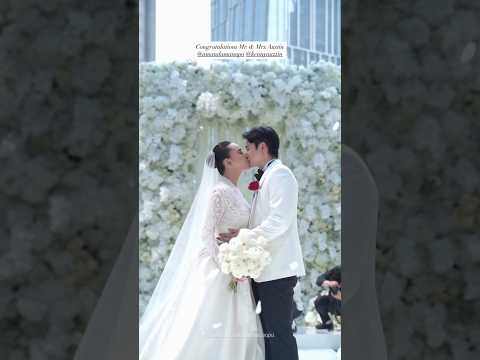 Wedding Kiss Amanda Manopo & Kenny Austin 👰🤵 #wedding #weddingkiss #kiss #amandamanopo #kennyaustin