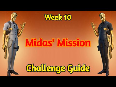 Fortnite Midas' Mission Week 10 Challenge Guide (5 Golden Pipe Wrenches Locations, etc.)