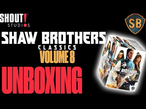 Shaw Brothers Classics Vol 8 - Unboxing SHOUT's latest Shaw's Bluray Boxset...