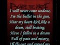 Escape The Fate - I Alone (Lyrics) 