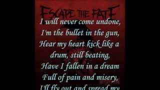 Escape The Fate - I Alone (Lyrics)