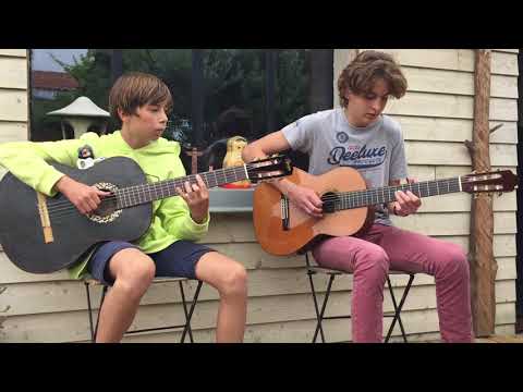 Vidéo - Alexander's Latin de Walter Haberl - Duo du jardin - Guitare