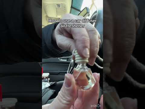 How to use a car diffuser air freshener #marmeez #cardiffuser #fyp