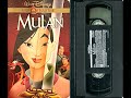 Opening To Mulan US VHS 2000 Gold Classic Collection