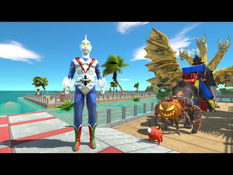 Zone Fighter vs Ghidorah OASIS DEATH RUN - Animal Revolt Battle Simulator