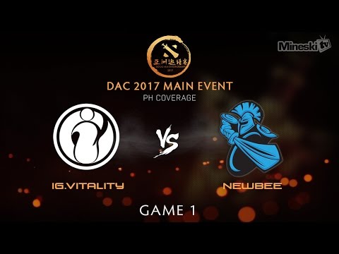 iG Vitality vs Newbee | DAC 2017 | Main Event | Game 1