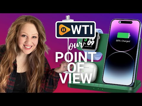 3 in 1 Wireless Charging Station Wireless Charger for iPhone 15 14 13 12 11 Pro Max/X/8 Charging Station for Multiple Devices for Apple Watch for AirPods 2/3/Pro/Pro 2 Green - WTI product video review