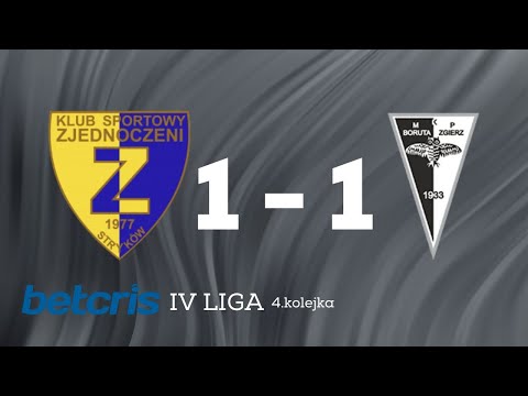 IV liga 4 kolejka: Zjednoczeni Stryków - Boruta Zgierz 1-1 (20.08.2022)