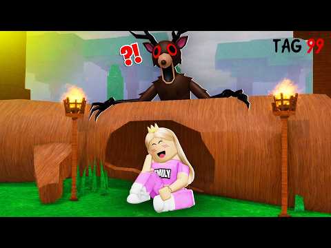 99 NÄCHTE ALLEINE im BAUMSTAMM ÜBERLEBEN Challenge!😱💀