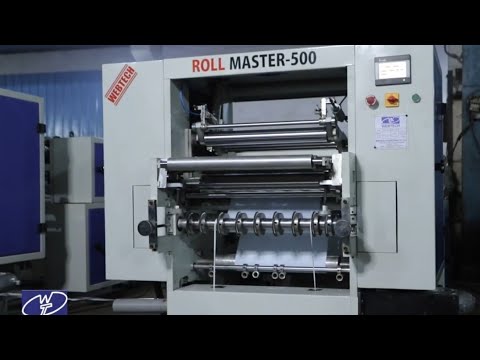 Thermal Paper Roll Slitting Rewinding Machine