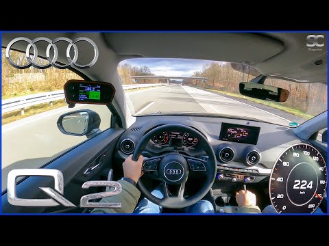 2021 Audi Q2 35 TFSI 150HP - Autobahn Top Speed Drive POV