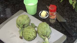 Alcachofas asadas en freidora de aire 🍂