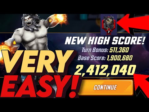 GET 7R EASY! D10 BLASTAAR TRIAL ALL MILESTONES CLEARED! MARVEL Strike Force