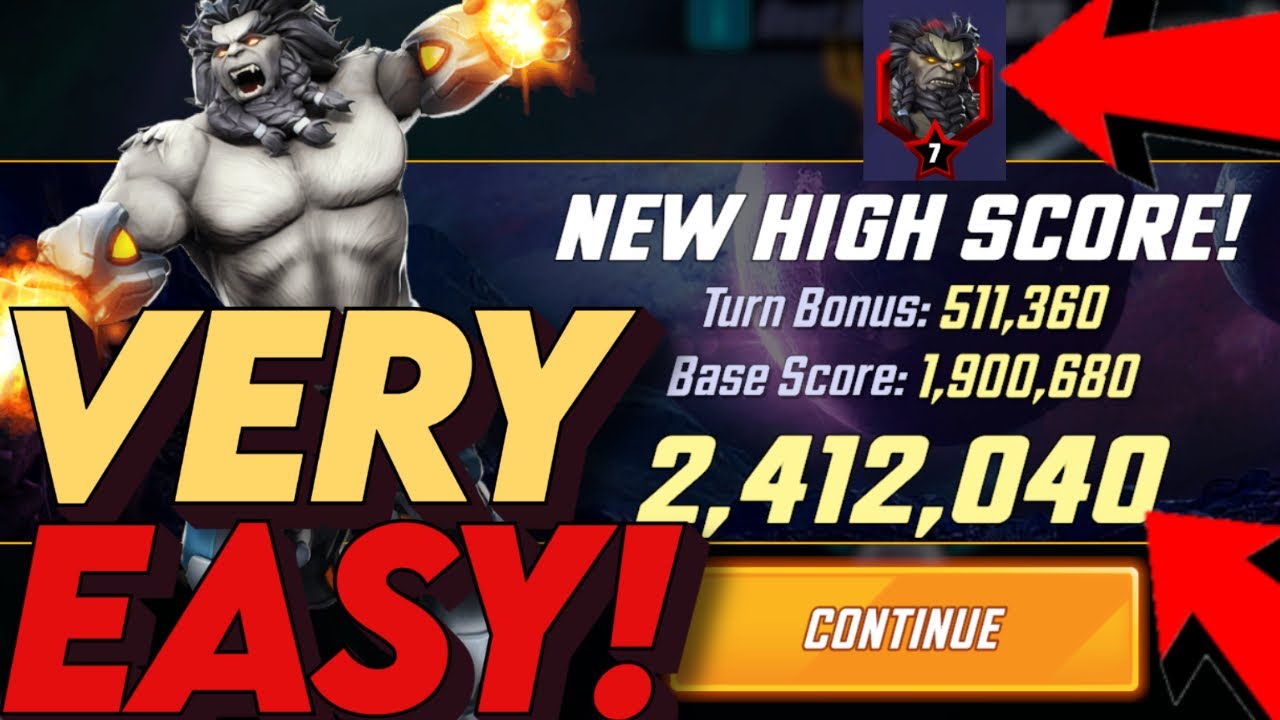 GET 7R EASY! D10 BLASTAAR TRIAL ALL MILESTONES CLEARED! MARVEL Strike Force