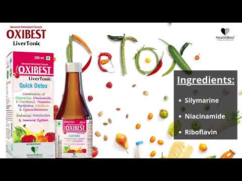 Oxibest quick detox liver tonic, 200 ml