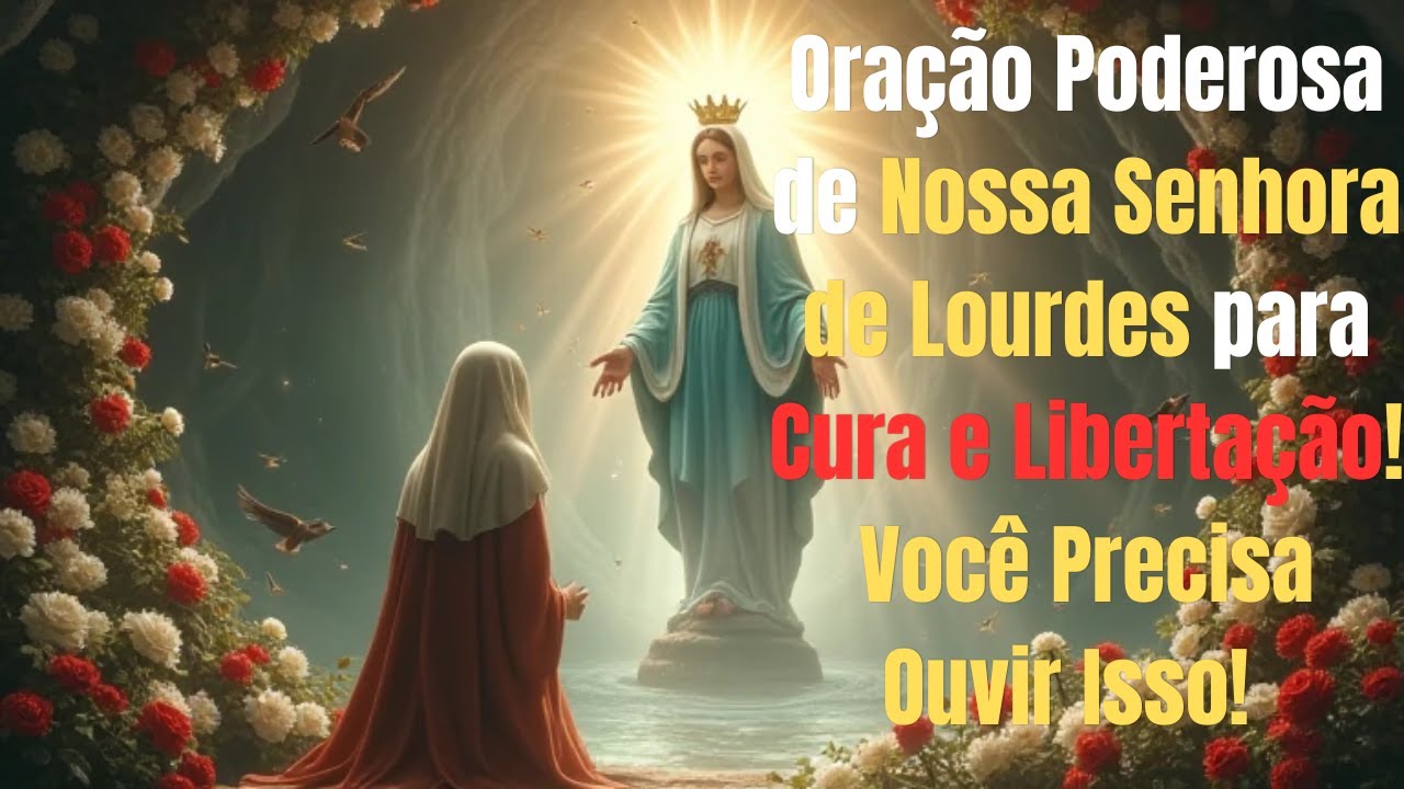 🔴 Oração Poderosa de Nossa Senhora de Lourdes para Cura e Libertação! Você Precisa Ouvir Isso!