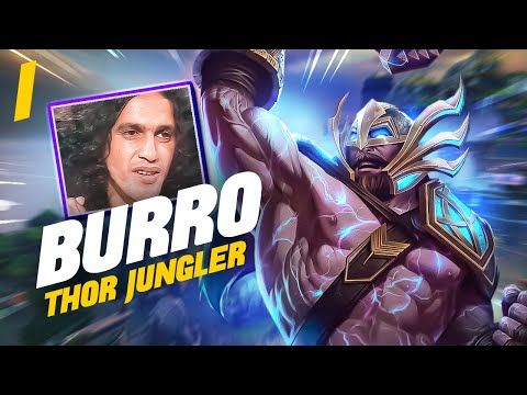 THOR JUNGLER - Buuurrrrroooo 🐴🐴🐴 - Gameplay Smite Season 8 - Patch 8.4 - Brasil - PT BR