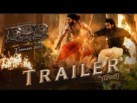 RRR Official Trailer (Hindi) India’s Biggest Action Drama | NTR,Ram Charan,AjayD, AliaB | SS Raja