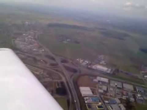 Mit der TL-96 Star über dem Autobahnkreuz A8 Ulm West