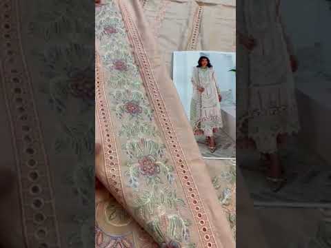 Maryam Hussain Embroidered Luxury Lawn FIA | Eid Collection 2023