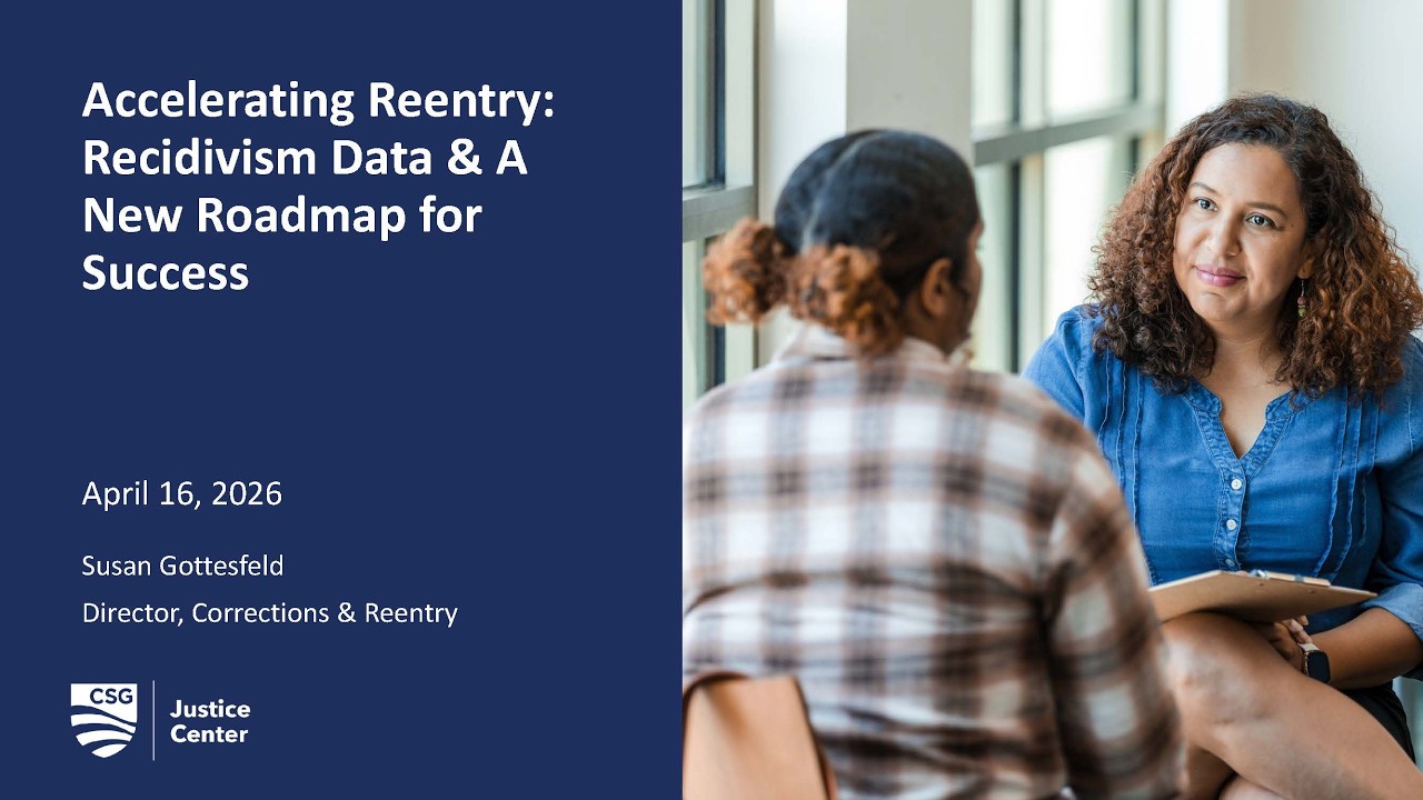 Accelerating Reentry: Recidivism Data & A New Roadmap for Success