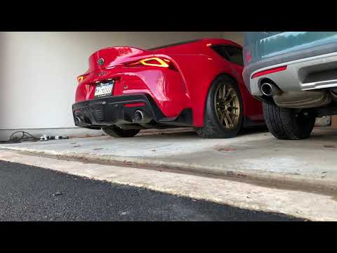 A90 Supra Akrapovic Cold Start