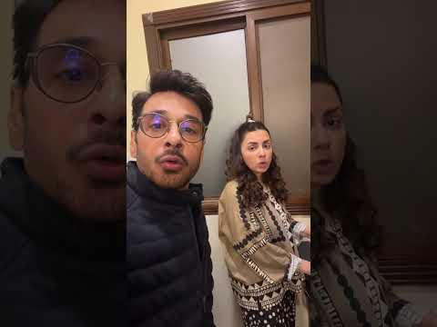 Faisal Qureshi and his wife new funny video goes viral 😆#faysalquraishi #shorts #fannyvideo