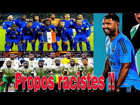 Aguero insulte le Sénégal 🇸🇳 et la France 🇲🇫 écoutez la réaction des gens !!