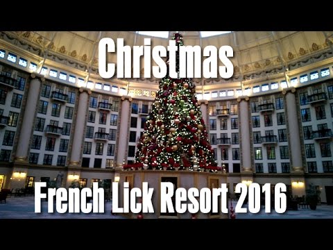 French Lick Resort, West Baden Dome and French Lick Hotel- Christmas Decorations 2016