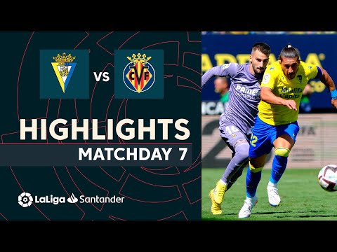 Highlights Cádiz CF vs Villarreal CF (0-0)