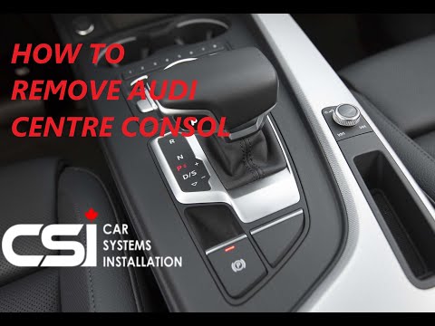 AUDI A4, S4 ab 2016 Ausbau der MMI-Bedienelemente / Mittelkonsolenverkleidung / Schaltknauf