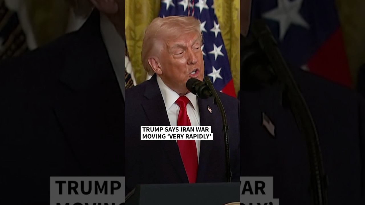 Video | Trump says Iran war moving 'very rapidly' | AFP