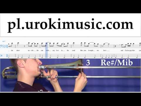 Nauka Gry Na Puzonie Miley Cyrus - Malibu Nuty Poradnik Część 2 um-i463