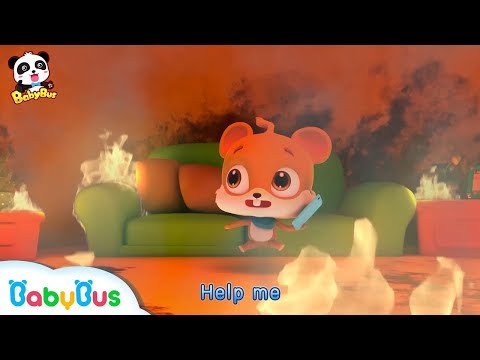 Help! Elephant Firefighter | Whisker's House is on Fire | Kids Role Play | BabyBus