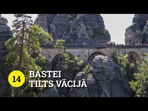 Eirotrips - ģimenes ceļojums ar auto pa Eiropu 14. sērija: interesantais Bastei tilts Vācijā