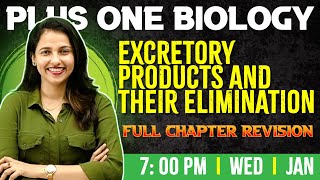 Plus One Biology | Excretory Products and Their Elimination | Chapter 16 | Full Chapter |Exam Winner