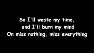 The Pretty Reckless-Miss nothing ( lyrics on screen )
