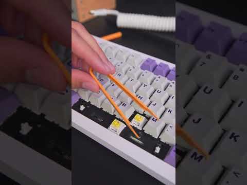 How to remove switches from your mechanical keyboard #mechanicalkeyboard #computerkeyboard #keychron