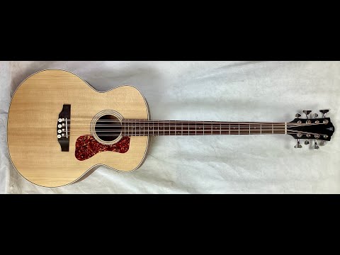 8 string Bass conversion of Guild B-240E acoustic/electric bass guitar image 4