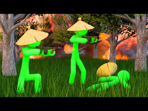 The Vietnam War 4K Cinematic | Stickman Animation 3D (Broken Arrow)