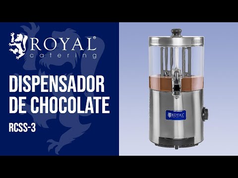 vídeo - Dispensador de chocolate - profesional - con grifo - 3 Litros