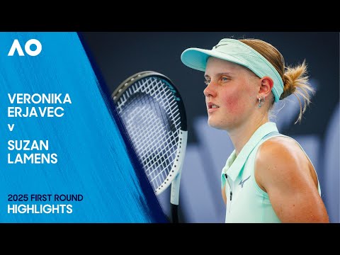 Veronika Erjavec v Suzan Lamens Highlights | Australian Open 2025 First Round